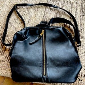 New black mini backpack